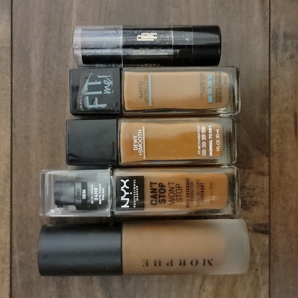 Drugstore Foundation Bundle of 5